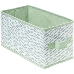 Gifi Rangement|Panière Box Cube 15x29x15cm vert