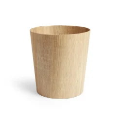 Gifi Rangement|Panière carton et papier imitation bois Ø24xH25cm