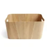 Gifi Rangement|Panière carton et papier imitation bois 40x30xH20cm