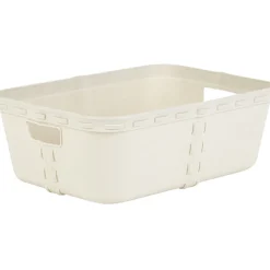 Gifi Rangement|Panière de rangement 1,3 L blanche
