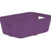 Gifi Rangement|Panière de rangement 1,3 L violette
