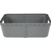 Gifi Rangement|Panière de rangement anthracite 3 L