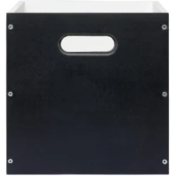 Gifi Rangement|Panière de rangement en pin finition ardoise