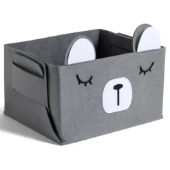 Gifi Rangement|Panière de rangement pour enfant motif animal feutrine 4 modèles