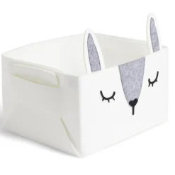 Gifi Rangement|Panière de rangement pour enfant motif animal feutrine 4 modèles