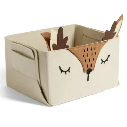 Gifi Rangement|Panière de rangement pour enfant motif animal feutrine 4 modèles