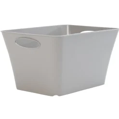 Gifi Rangement|Panière de rangement taupe 11 L