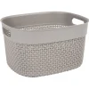 Gifi Entretien Du Linge|Panière de rangement taupe 6 L