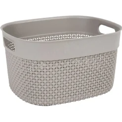 Gifi Entretien Du Linge|Panière de rangement taupe 6 L