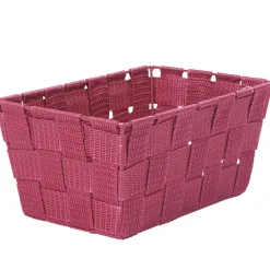 Gifi Entretien Du Linge|Panière de rangement tressée violette taille S