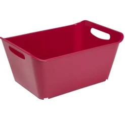 Gifi Entretien Du Linge|Panière de rangement violet bordeaux 10 L