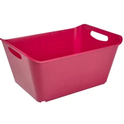 Gifi Entretien Du Linge|Panière de rangement violet bordeaux 18 L