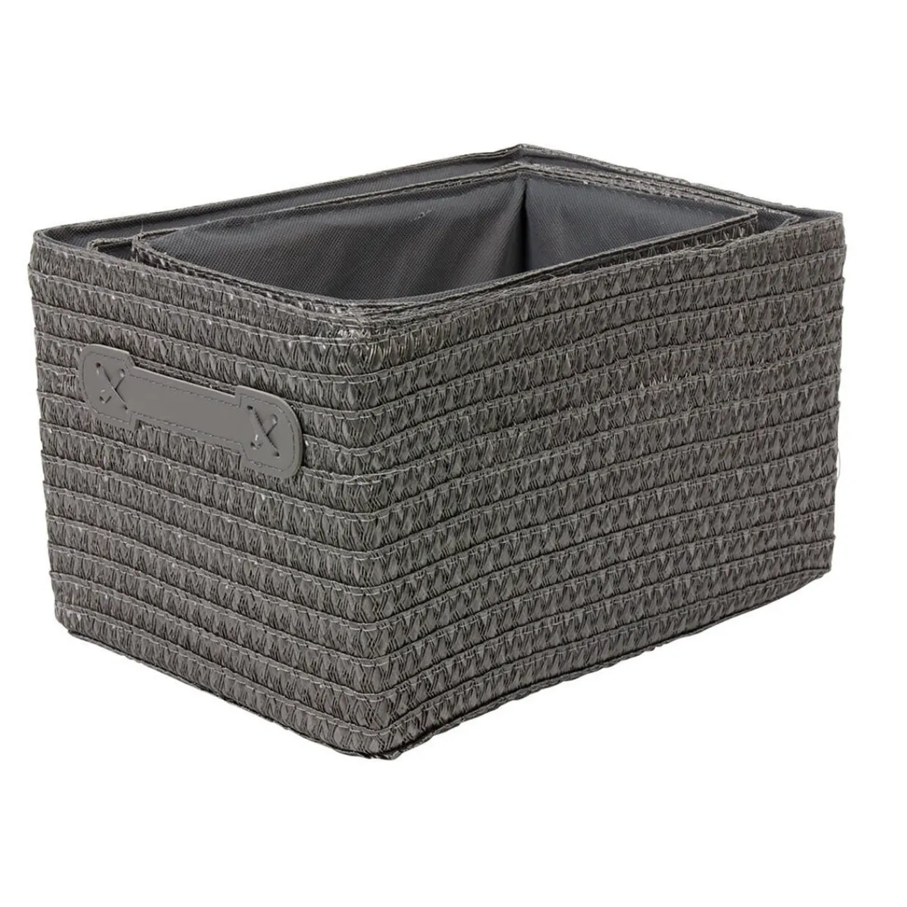 Gifi Aménagement Salle De Bain^Panière de rangement x3