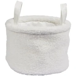 Gifi Rangement|Panière douceur blanc