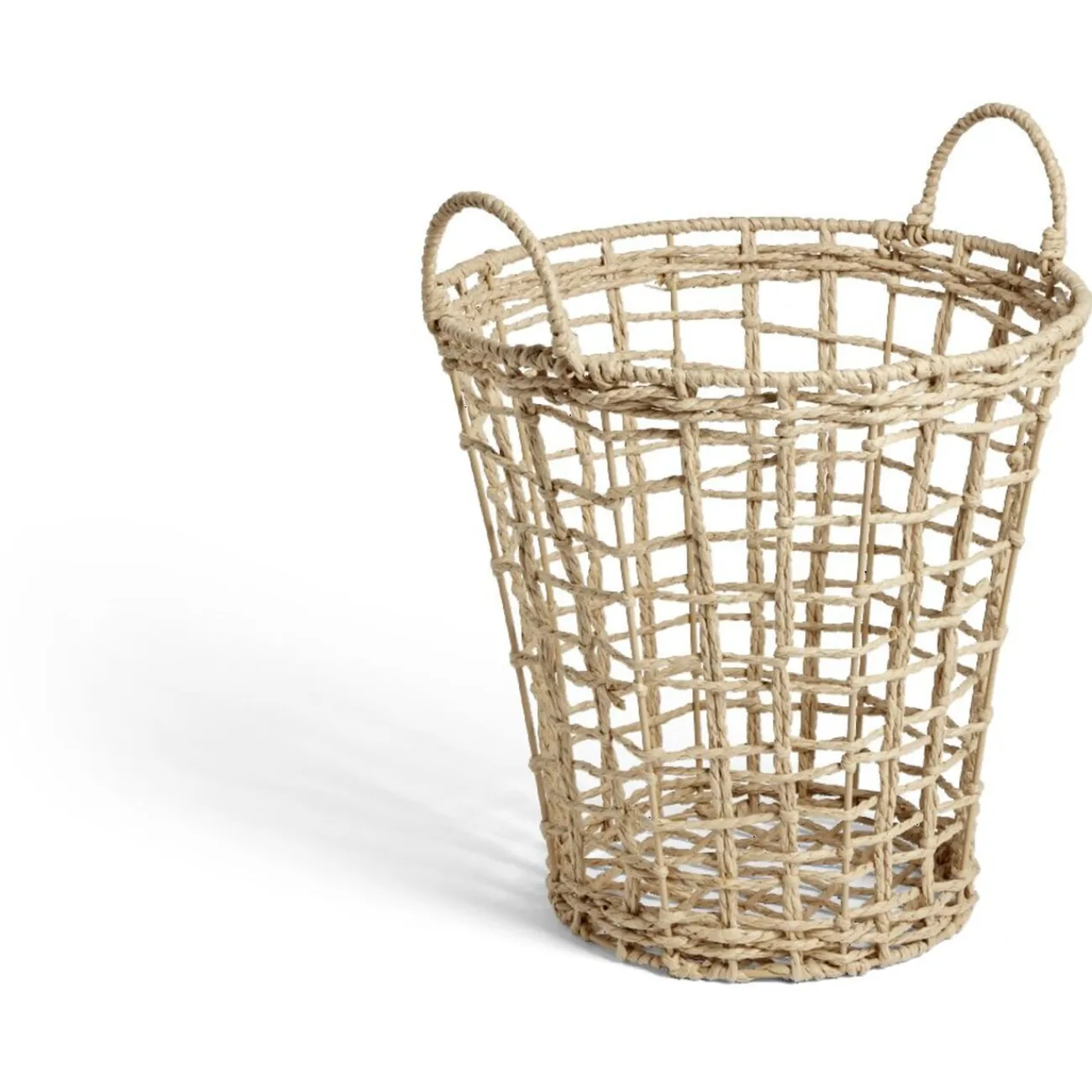 Gifi Rangement|Panière en corde jute naturel Ø30xH30cm