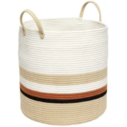 Gifi Rangement|Panière en coton Ø40 x H.40 cm