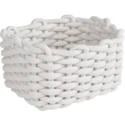 Gifi Rangement|Panière en coton effet tricot H13 cm