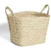 Gifi Rangement|Panière en jacinthe tressée grand modèle 46x38x36cm