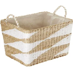 Gifi Rangement|Panière en jonc de mer 48 x 36 x H.30 cm