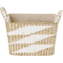 Gifi Rangement|Panière en jonc de mer 32 x 21 x H.22 cm