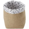 Gifi Rangement|Panière en jute 12x12xH.16 cm