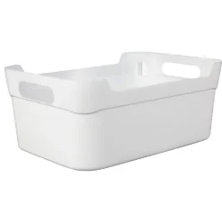 Gifi Rangement|Panière en plastique coloré