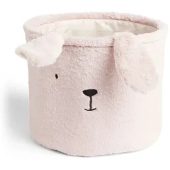 Gifi Rangement|Panière enfant lapin rose Ø30xH25cm