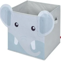 Gifi Rangement|Panière enfant éléphant 31x31x31cm