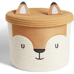 Gifi Rangement|Panière enfant renard Ø30x25.5cm
