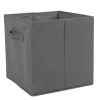 Gifi Rangement|Panière grise carré Box Cube