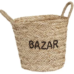 Gifi Rangement|Panière jacinthe d'eau avec mot inscrit