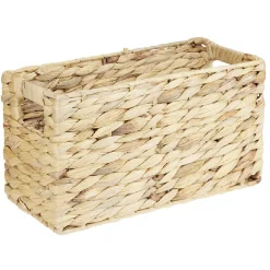 Gifi Rangement|Panière jacinthe d'eau naturel Moyen modèle L29,5x14,5xH17cm