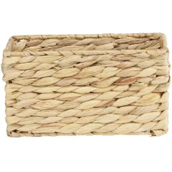 Gifi Rangement|Panière jacinthe d'eau naturel Petit modèle L35x19,5xH20cm