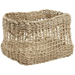 Gifi Rangement|Panière jacinthe d'eau tressée petit modèle