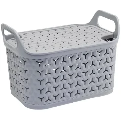 Gifi Rangement|Panière 8L gris