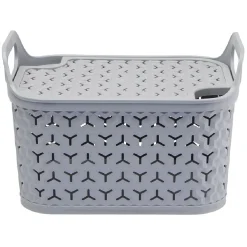 Gifi Rangement|Panière 8L gris