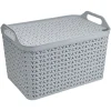 Gifi Rangement|Panière 21L gris