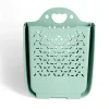 Gifi Entretien Du Linge|Panière 45L pliable plastique vert 36x25xH48cm