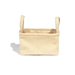 Gifi Rangement|Panière laine bouclée beige 36x26xH20cm