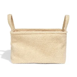 Gifi Rangement|Panière laine bouclée beige 36x26xH20cm