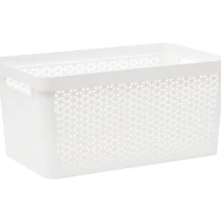 Gifi Entretien Du Linge|Panière linge 40L blanc