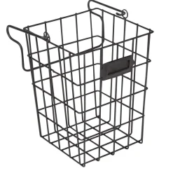 Gifi Rangement|Panière métal noire