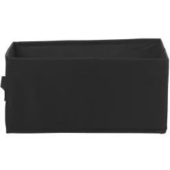 Gifi Rangement|Panière noire rectangulaire Box Cube