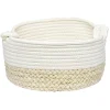 Gifi Rangement|Panière ovale blanc naturel Ø26 cm