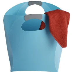 Gifi Entretien Du Linge|Panière pliable refermable bleu