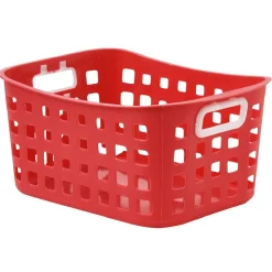 Gifi Rangement|Panière rangement L.25xl.18,5xH.12,5cm plastique 3 coloris