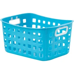 Gifi Rangement|Panière rangement L.25xl.18,5xH.12,5cm plastique 3 coloris