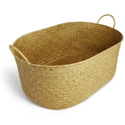 Gifi Rangement|Panière rectangulaire jonc de mer 50x34xH19cm
