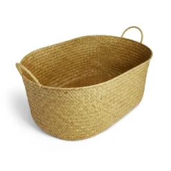 Gifi Rangement|Panière rectangulaire jonc de mer 50x34xH19cm