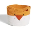 Gifi Rangement|Panière renard orange et blanc Ø30x24cm